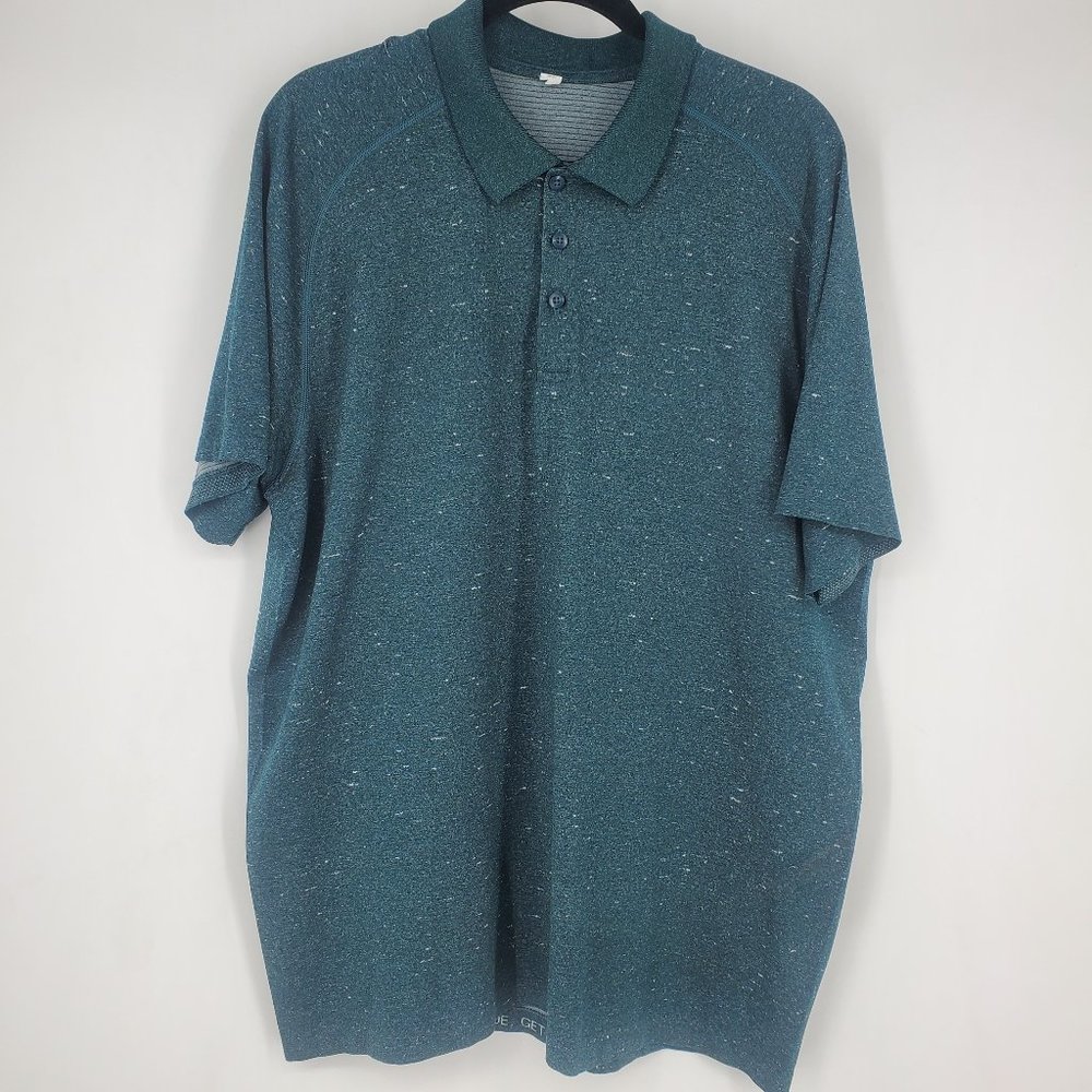 Lululemon Metal Vent Tech Polo Shirt 2.0 Green XXL